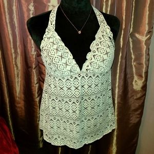 🌞Bisou Bisou Halter Tankini Top & Bottom NWOT